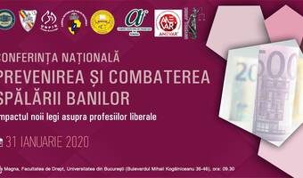 Conferința națională &bdquo;Prevenirea și combaterea spălării banilor&rdquo;. Impactul noii legi asupra profesiilor liberale