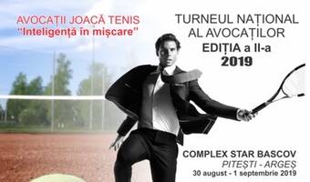 Invitație la STAR OPEN TENNIS 2019 &ndash; BAROUL ARGEȘ